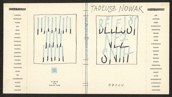 Václav Bláha – Tadeusz Nowak - Bělejší než sníh 