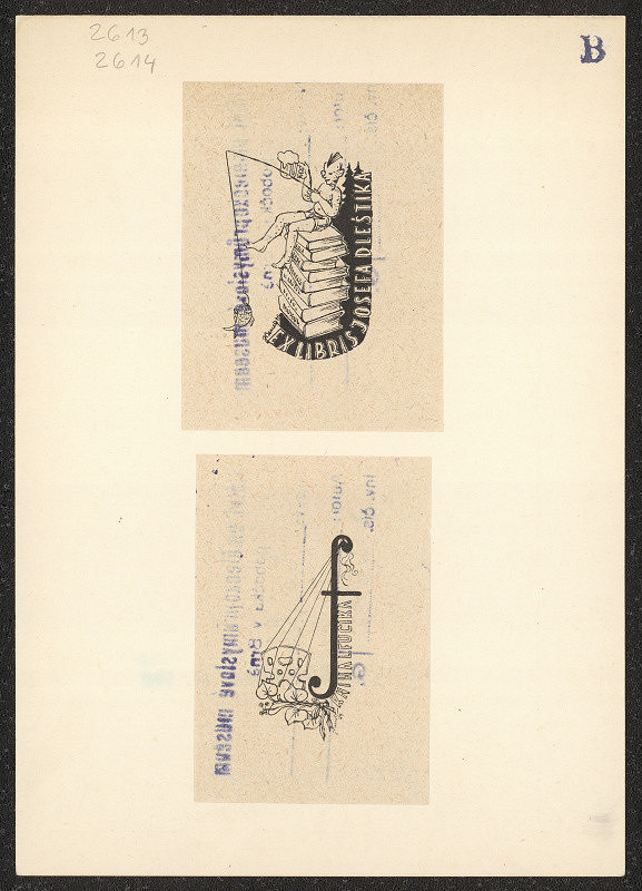 Josef Beneš – Exlibris Josefa Dleštíka 