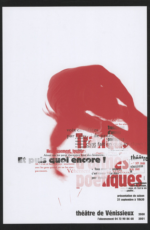 studio Plan Fixe – Theatre de vénissieux 2000-2001