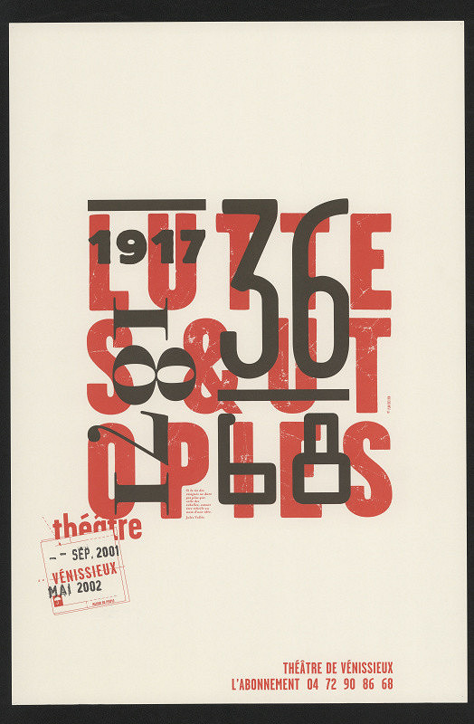 studio Plan Fixe – Théatre de vénissieux 2001-2002 