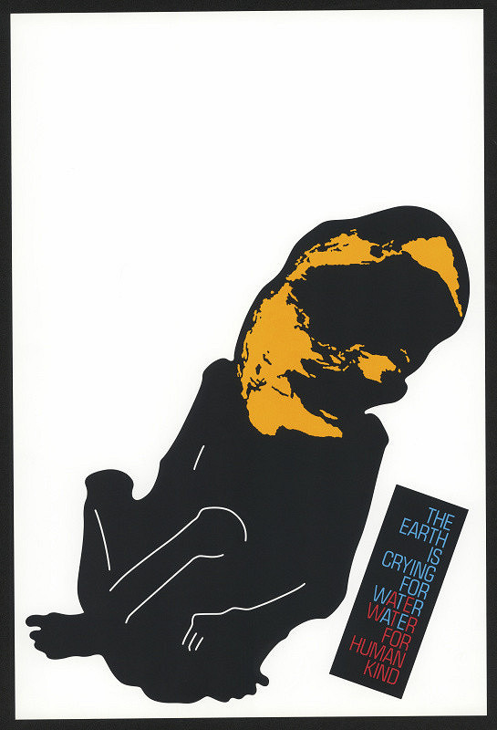 Shigeo Fukuda – The earth is crying for water, water for human kind 