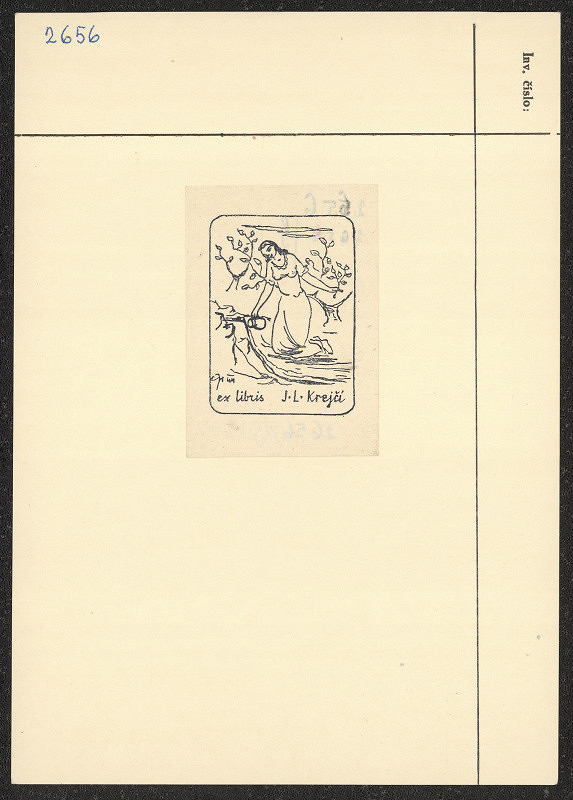  – Ex libris J.L. Krejčí 