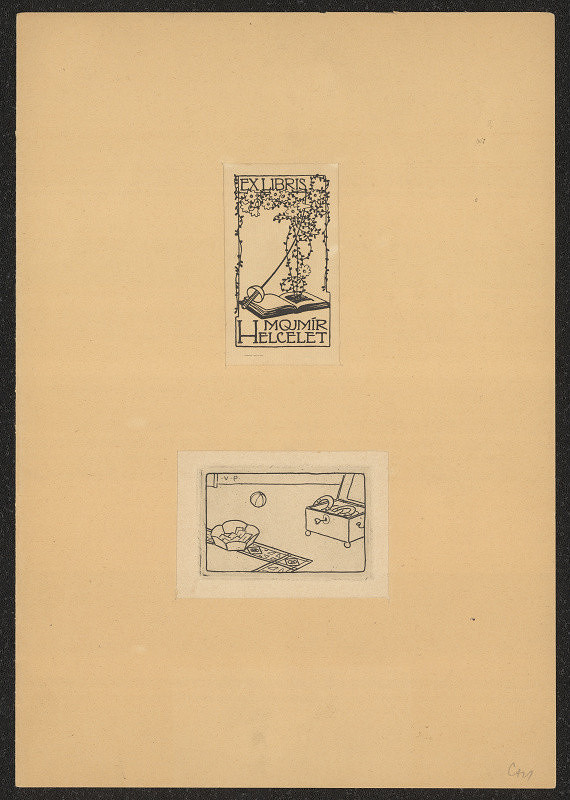 Vojtěch Preissig – Exlibris Mojmír Helcelet 