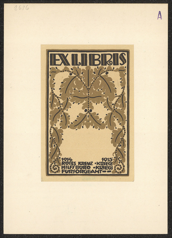 neznámý – Ex libris Rotes Kreuz 