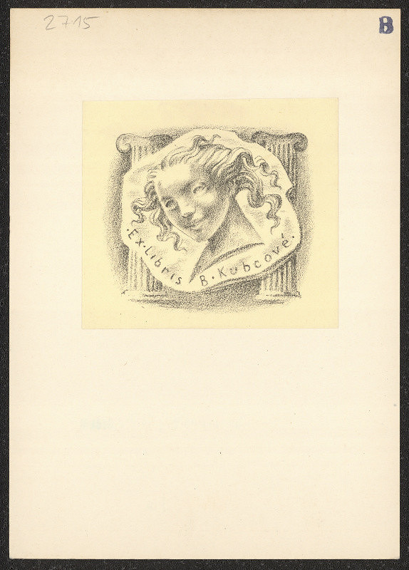 Dobroslava Bilovská – Ex libris B. Kubcové 