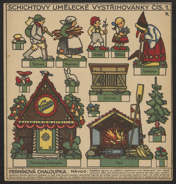 neznámý – Schichtovy umělecké vystřihovánky č.1 