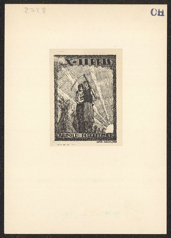 Anton Christl – Ex libris Arnold Felleitner 