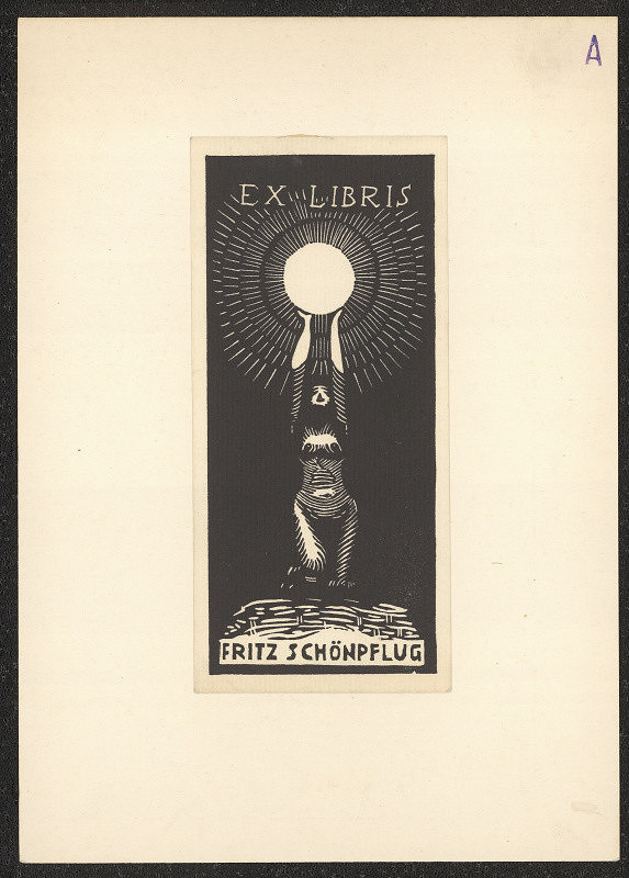 neznámý – Ex libris Fritz Schönplug 