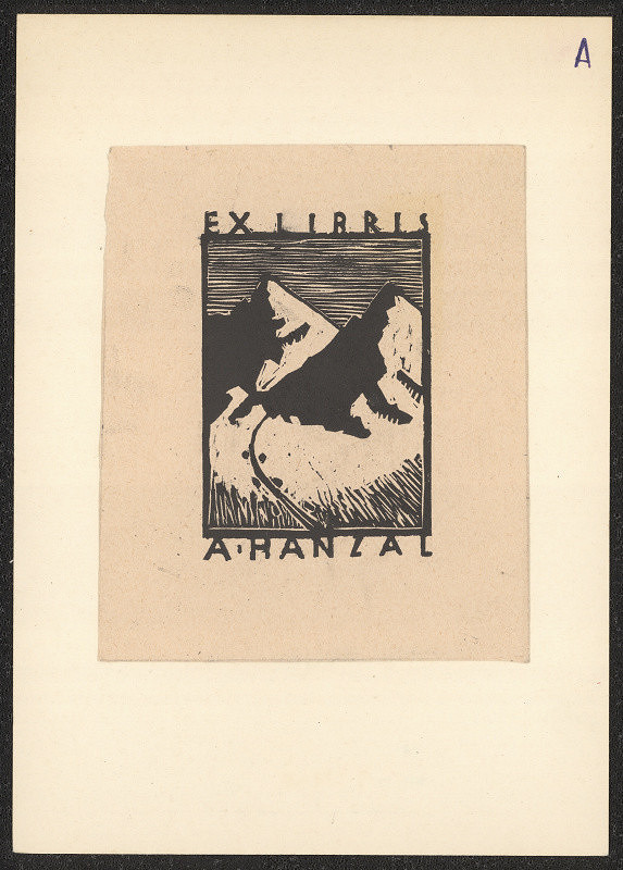 neznámý – Ex libris A. Hanzal 