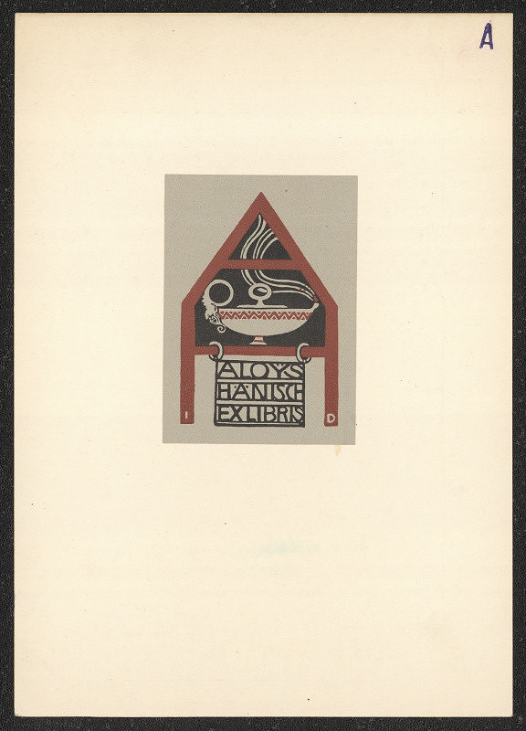 neznámý – Aloys Hänisch ex libris 