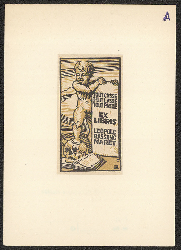 neznámý – Ex libris Leopold Bassano Maret 