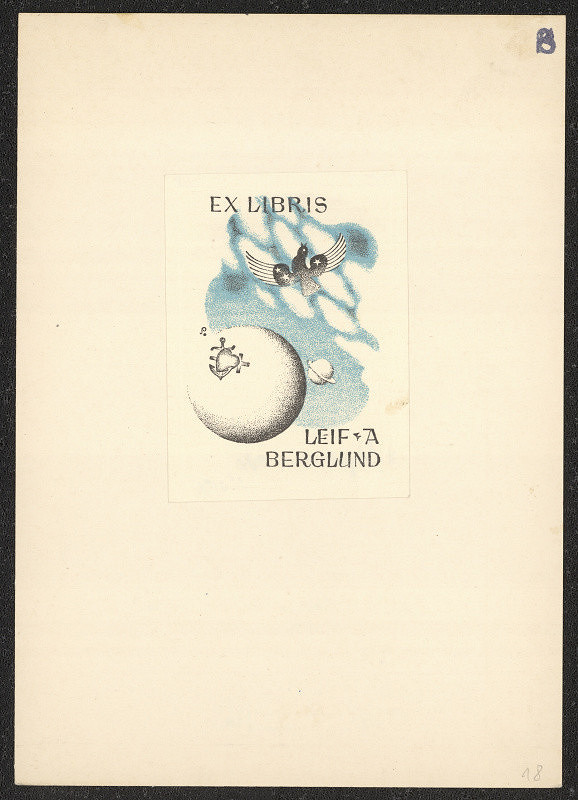 Henry Seljaerven – Ex libris Leif a Berglund 