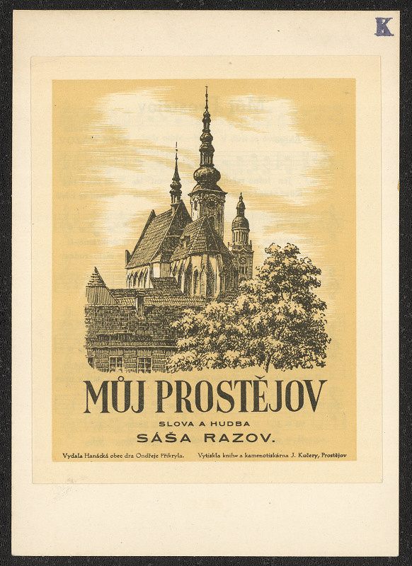 Antonín Kameník – Můj Prostějov, Slova a hudba 