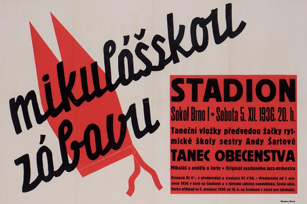 Antonín Jero – Mikulášská zábava,stadion Sokol Brno I 