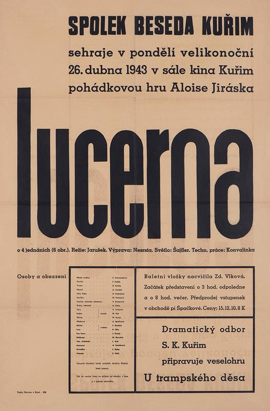 Antonín Jero – Spolek Beseda Kuřim,Lucerna 