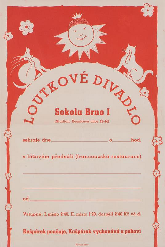 Antonín Jero – Loutkové divadlo Sokola Brno stadion Kounicova 