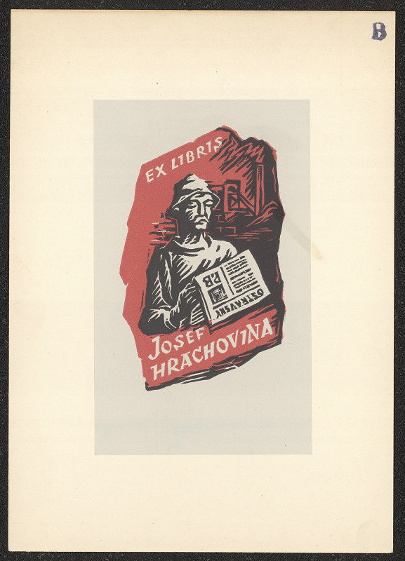 Václav Bilovský – Ex libris Josef Hrachovina 