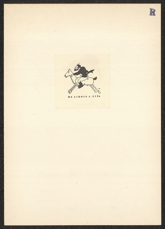 Vladimír Rašovský – Ex libris J. Píša 