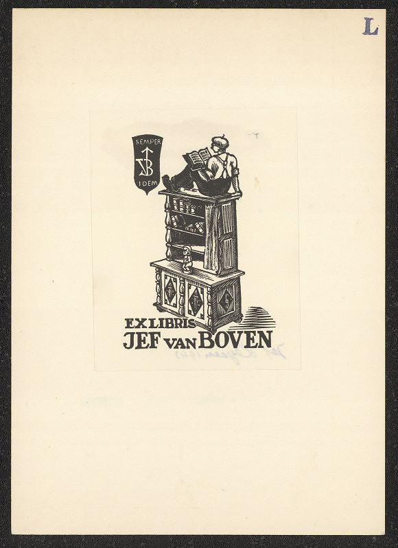 Jef (Jozef) Leysen – Exlibris Jef van Boven 