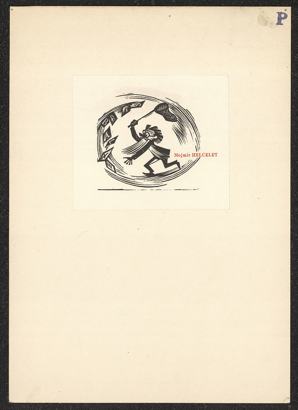 Karel Pekárek – Ex libris Mojmír Helcelet 