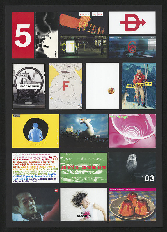 Štěpán Malovec – Soubor 19 výstavních pozvánek 