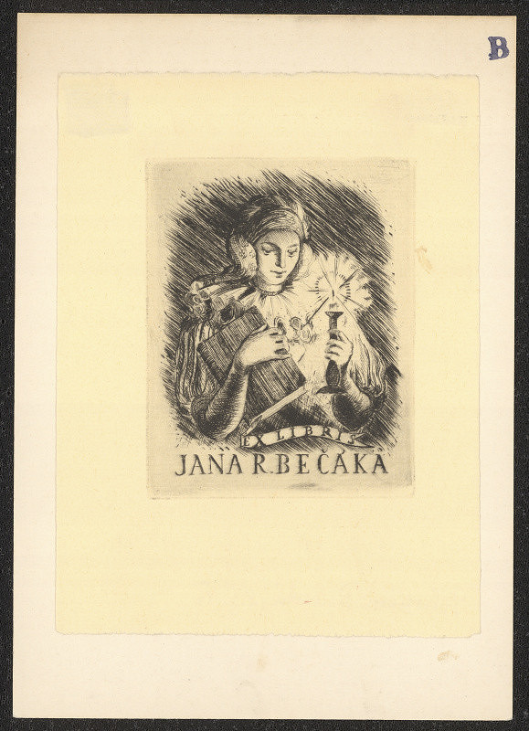 Dobroslava Bilovská – Ex libris Jana R. Bečáka 