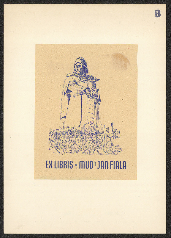 Dobroslava Bilovská – Ex libris MUDr. Jan Fiala 