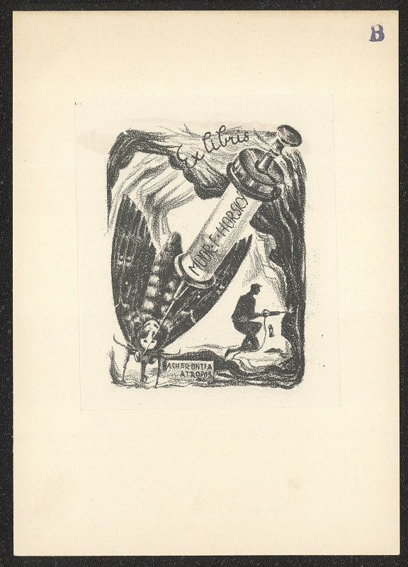 Dobroslava Bilovská – Ex libris MUDr. F. Horský 