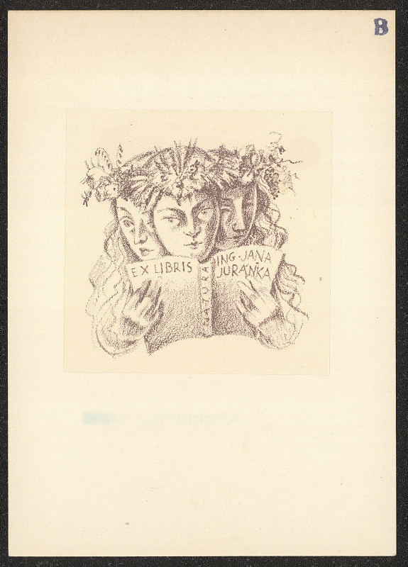 Dobroslava Bilovská – Ex libris MUDr. ing. Jana Juránka 