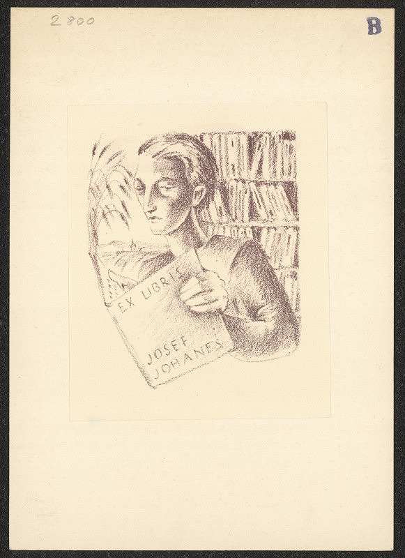 Dobroslava Bilovská – Ex libris ing. Josef Johanes 