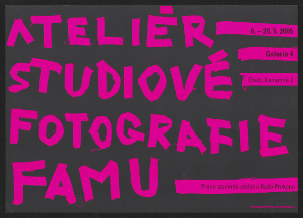 Viktor Tuček – Ateliér studiové fotografie FAMU 