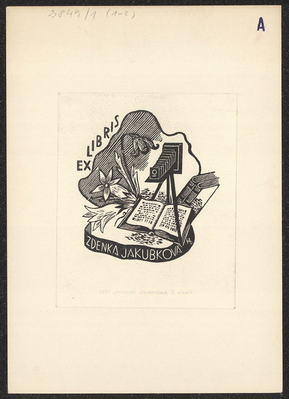 Vlasta J. Ambrožová – Ex libris 