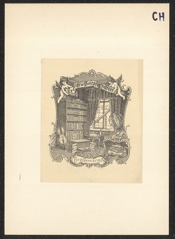 V. Christ – Ex libris Josephi Tischhof 