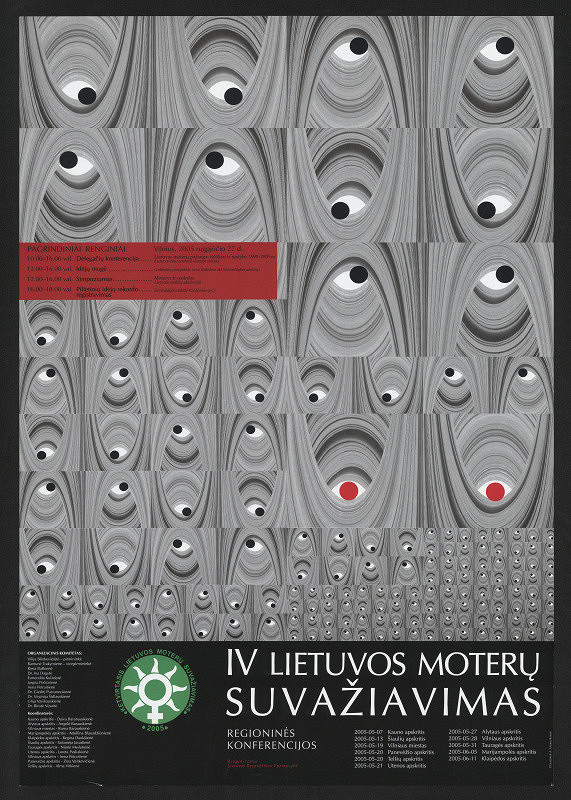 Aušra Lisauskiene – Poster For The 4 th Lithvianian Women Kongress 