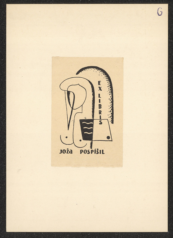 Mikuláš Galanda – exlibris Joža Pospíšil 