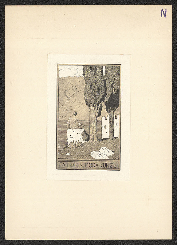 Franz Müller-Münster – Ex libris Dora Künzli 