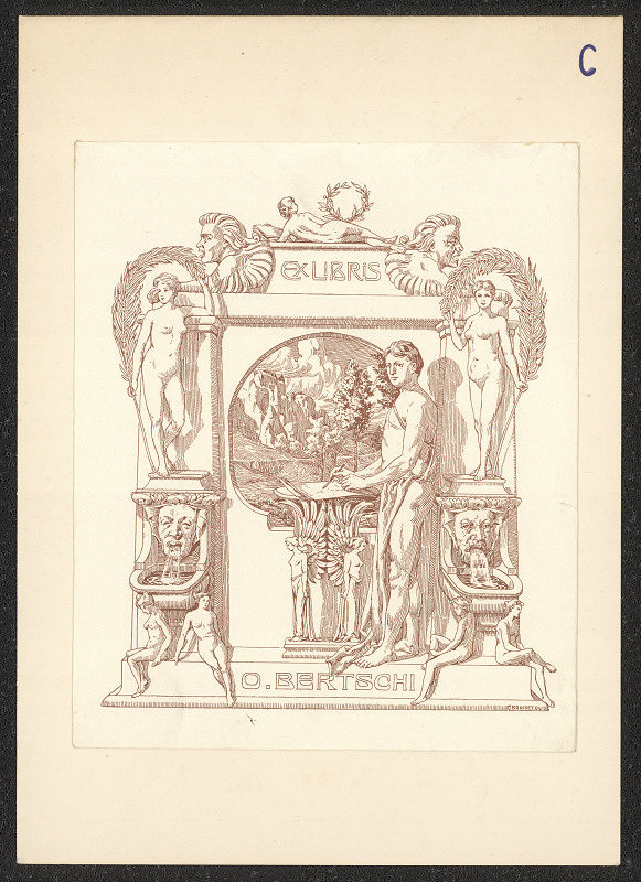 Croschet – Ex libris O. Bertschi 