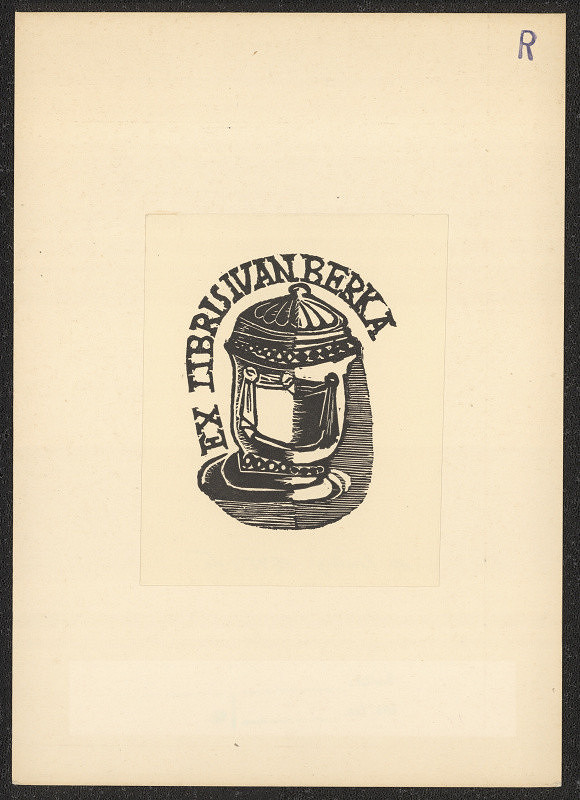 Michael (Borisovič) Romberg – Ex libris Ivan Berka 