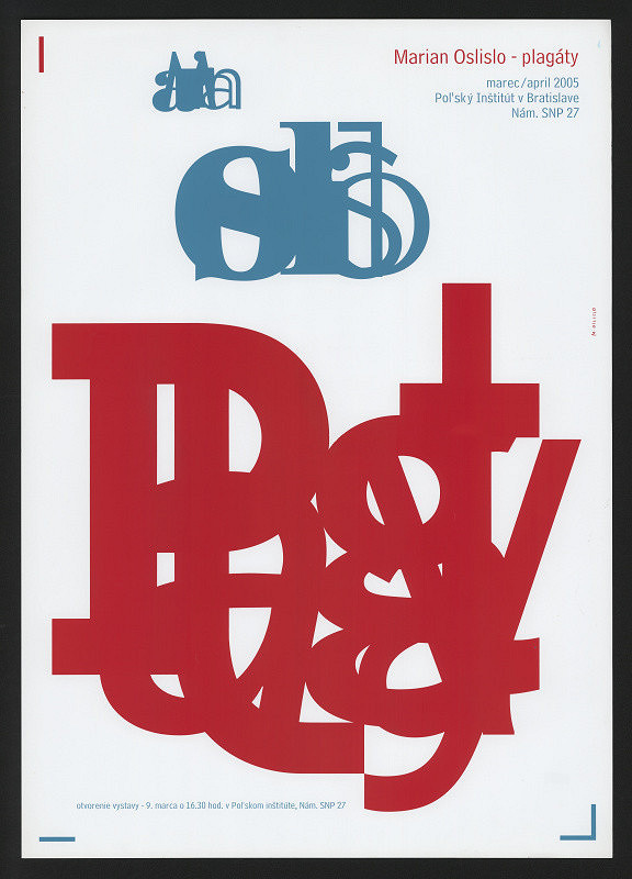 Marian Oslislo – Marian Oslislo - Plagáty 