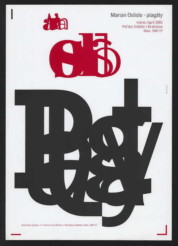 Marian Oslislo – Marian Oslislo - Plagáty 