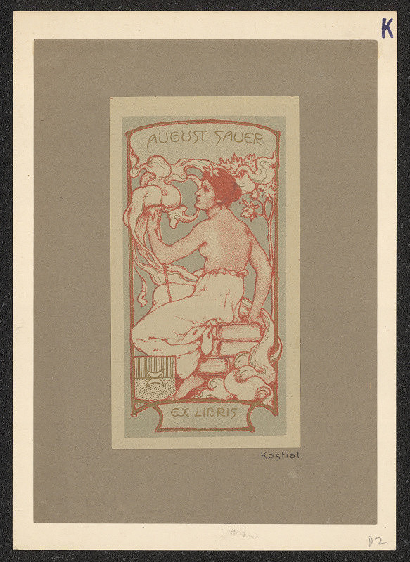 Karl Kostial – exlibris August Sauer 