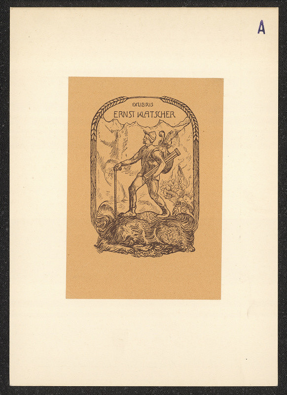 neznámý – Ex libris Dr. Mir. Holub 