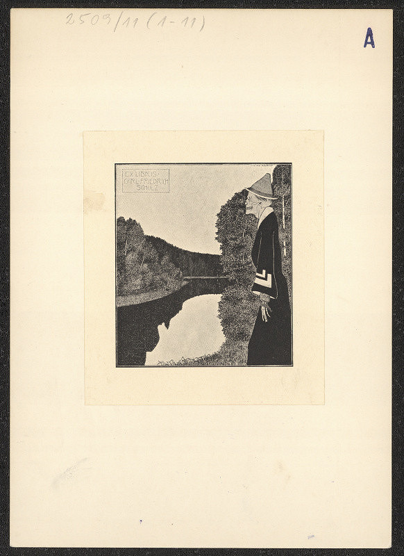 neznámý – Ex libris Joža Lamplota 