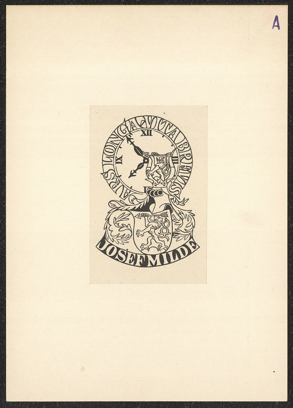 neznámý – Ex libris Mirek Veselý 