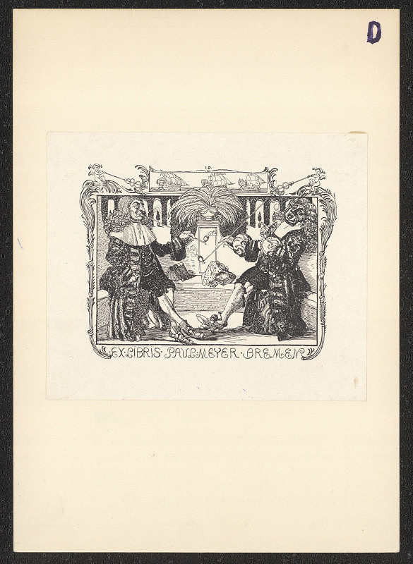 neznámý – Ex libris Paul Meyer Bremen 