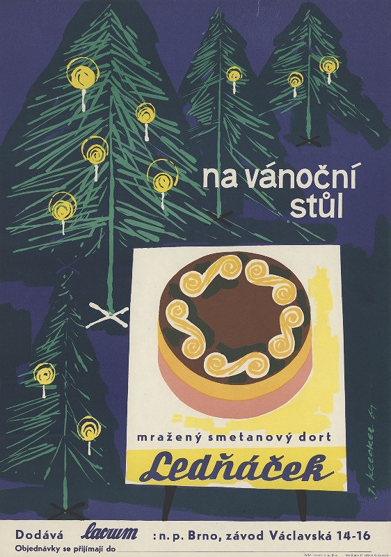 Jarmil Klecker – Na vánoční stůl mražený smetanový dort Ledňáček 