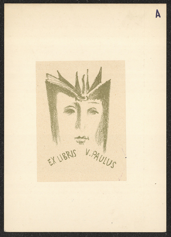 neznámý – exlibris V. Paulus 