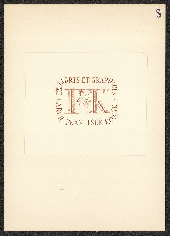 Josef Solar – Ex libris et Graphics arch. František Kozák 