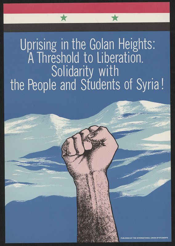 neznámý – Uprising in the Golan Heights: Solidarity with the People of Syria! 
