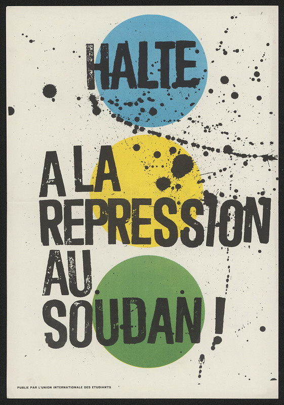 neznámý – Halte a le Repression au Sudan! 